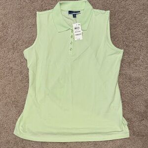 Karen Scott Women's Light Green Sleeveless Tank Top